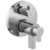 Brizo Litze TempAssure Thermostatic Valve with 3-Function Diverter Trim - Less Handles - Complete Kit - Polished Chrome