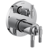 Brizo Litze TempAssure Thermostatic Valve with 3-Function Diverter Trim - Less Handles - Complete Kit - Polished Chrome