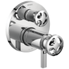 Brizo Litze TempAssure Thermostatic Valve with 3-Function Diverter Trim - Less Handles - Complete Kit - Polished Chrome