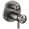 Brizo Litze TempAssure Thermostatic Valve with 3-Function Diverter Trim - Less Handles - Complete Kit - Brilliance® Luxe Steel®