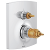 Brizo TempAssure Thermostatic Valve with Integrated 6-Function Diverter Trim - Less Handles - Polished Chrome