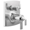 Brizo Brizo TempAssure Thermostatic Valve with Integrated 6-Function Diverter Trim - Less Handles - Complete Kit - Polished Chrome