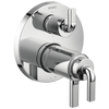 Brizo Litze TempAssure Thermostatic Valve with 6-Function Diverter Trim - Less Handles - Complete Kit - Polished Chrome