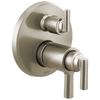 Levoir Brizo Levoir: TempAssure Thermostatic Valve With Integrated 6-Function Diverter Trim - Brilliance® Luxe Nickel®