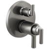 Levoir Brizo Levoir: TempAssure Thermostatic Valve With Integrated 6-Function Diverter Trim - Brilliance® Luxe Steel®