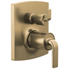 Brizo Brizo Pressure Balance Valve with Integrated 3-Function Diverter Trim - Less Handles - Complete Kit - Brilliance® Luxe Gold®