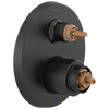 Brizo Pressure Balance Valve With Integrated 3 Function Diverter Trim Less Handles