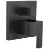 Siderna Pressure Balance Valve with Integrated 6-Function Diverter Trim - Matte Black