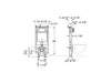Roca Omi In-Wall Carrier for Wall-Hung Smart Toilet
