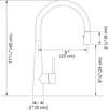 FRANKE Steel Outdoor Faucet - STL-PD-316