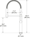 FRANKE Pescara Faucet - PES-360-MBK