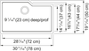 KINDRED Urban Undermount Sink - MGS2031U-9PWT