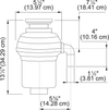 KINDRED 1/2 HP Food Waste Disposer - KWD50C1-EZ