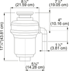 KINDRED 1 1/4 HP Food Waste Disposer KWD125C1-EZ