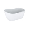 Zitta Freestanding bathtub, 60", in glossy white