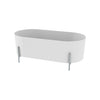 Zitta Otton Freestanding bathtub, 65 3/8", chrome legs