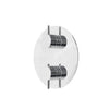 Aqua Brass Round Shower Trim 2-way Shared
