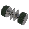 Rubinet Shower Door Knob (set) Polished Nickel
