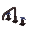 Rubinet Widespread Kitchen Set with Genesis Spout Oil Rubbed Bronze