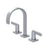 Rubinet Widespread Lav. Set. (less drain) Satin Chrome
