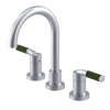 Rubinet Widespread Lav. Set. (less drain) Satin Chrome