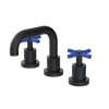 Rubinet Widespread Lav. Set. (less drain) Matt Black