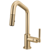 Brizo Pull Down Prep Faucet With Angle Spout Knurled Handle
