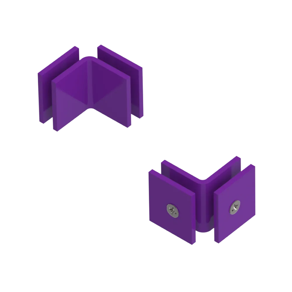 Rubinet 90 Glass to Glass Open Face Purple Haze