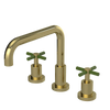 Rubinet Widespread Kitchen Set Natural Brass