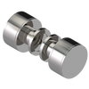 Rubinet Shower Door Knob (set) Polished Nickel