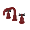 Rubinet Widespread Lav. Set. (less drain) Maroon