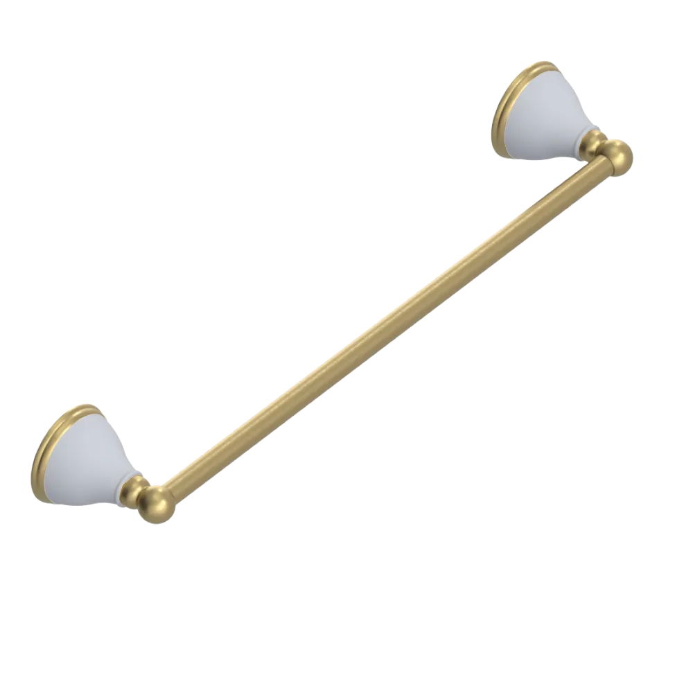 Rubinet Towel Bar 24" Satin Brass