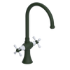 Rubinet Two Handle Single Hole Kitchen Set Green Envy
