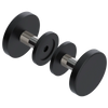 Rubinet Shower Door Knob (set) Matt Black