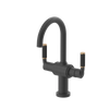 Rubinet Single Hole Dual Handle Lav. Set. (less drain) Matt Black