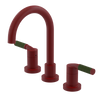 Rubinet Widespread Lav. Set. (less drain) Maroon