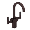 Rubinet Single Hole Dual Handle Lav. Set. (less drain) Oil Rubbed Bronze