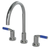 Rubinet Widespread Kitchen Set Satin Nickel