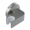 Rubinet Wall Bracket for Hand Held Shower Satin Nickel