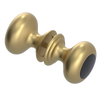 Rubinet Shower Door Knob (set) Satin Brass