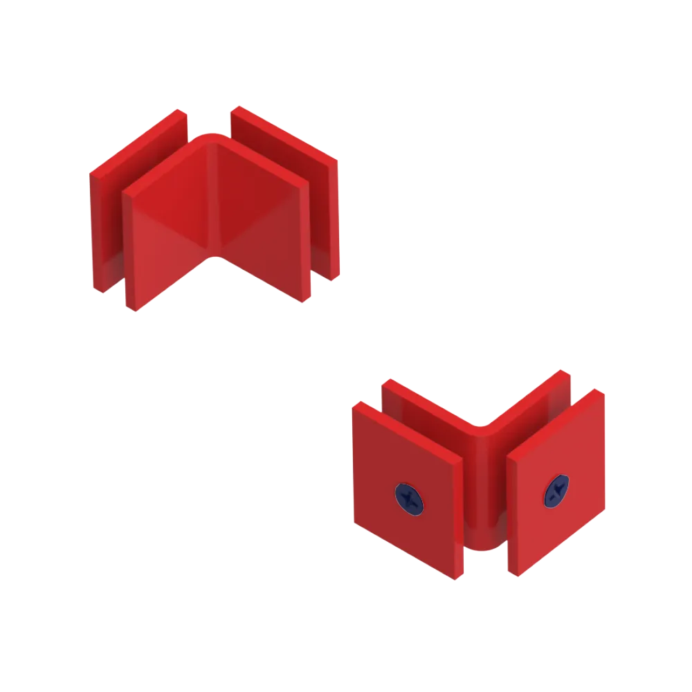 Rubinet 90 Glass to Glass Open Face Red