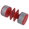 Rubinet Shower Door Knob (set) Red