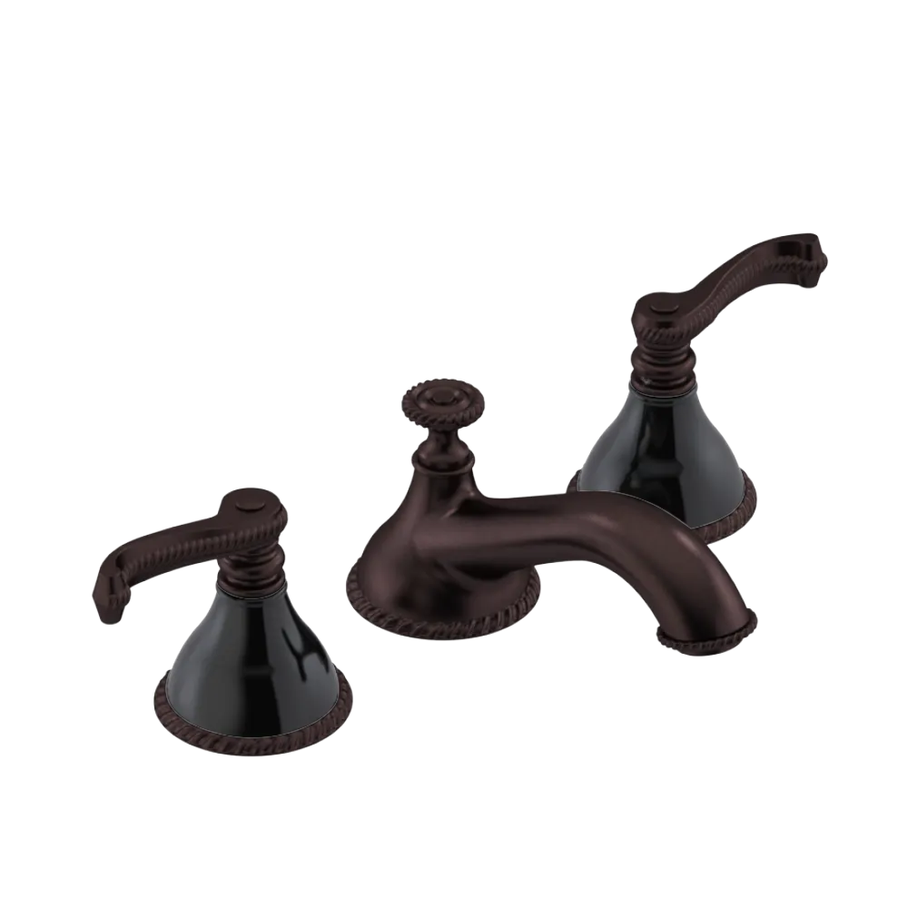Rubinet Widespread Lav. Set. (less drain) Oil Rubbed Bronze