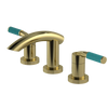 Rubinet Widespread Lav. Set. (less drain) Natural Brass