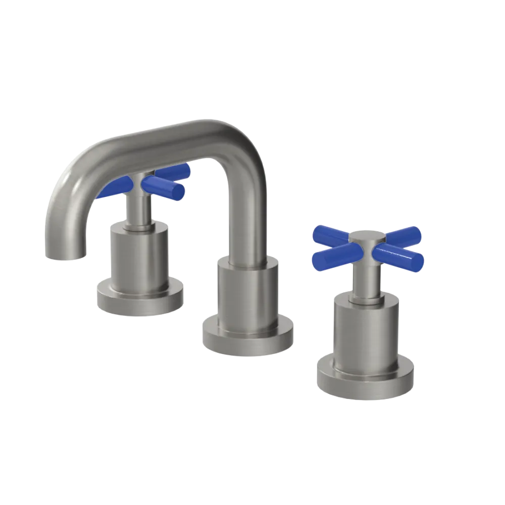 Rubinet Widespread Lav. Set. (less drain) Satin Nickel