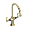 Rubinet Two Handle Single Hole Kitchen Set Gold