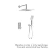 Baril Complete thermostatic pressure balanced shower kit without handle