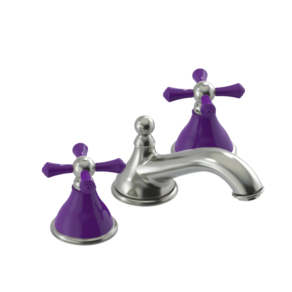 Rubinet Widespread Lav. Set. (less drain) Satin Nickel