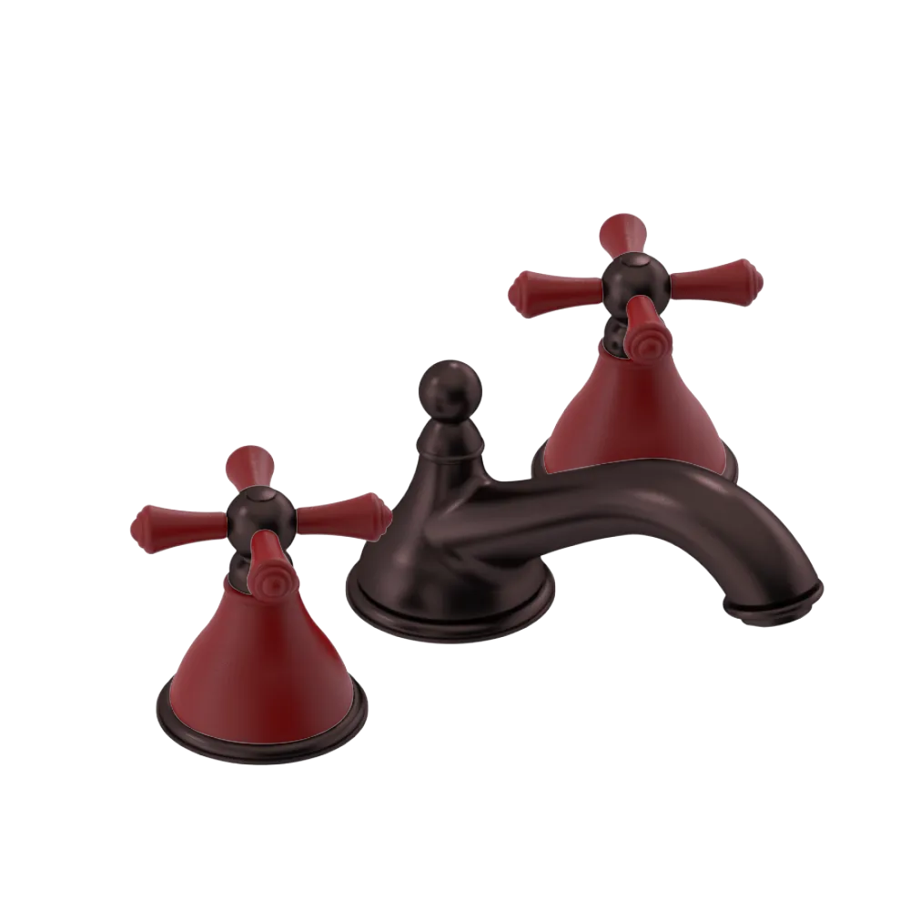 Rubinet Widespread Lav. Set. (less drain) Oil Rubbed Bronze