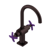 Rubinet Single Hole Dual Handle Lav. Set. (less drain) Oil Rubbed Bronze